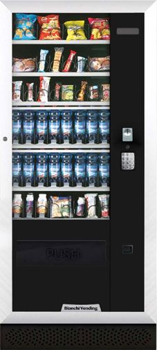 Maquinas de vending comida saludable